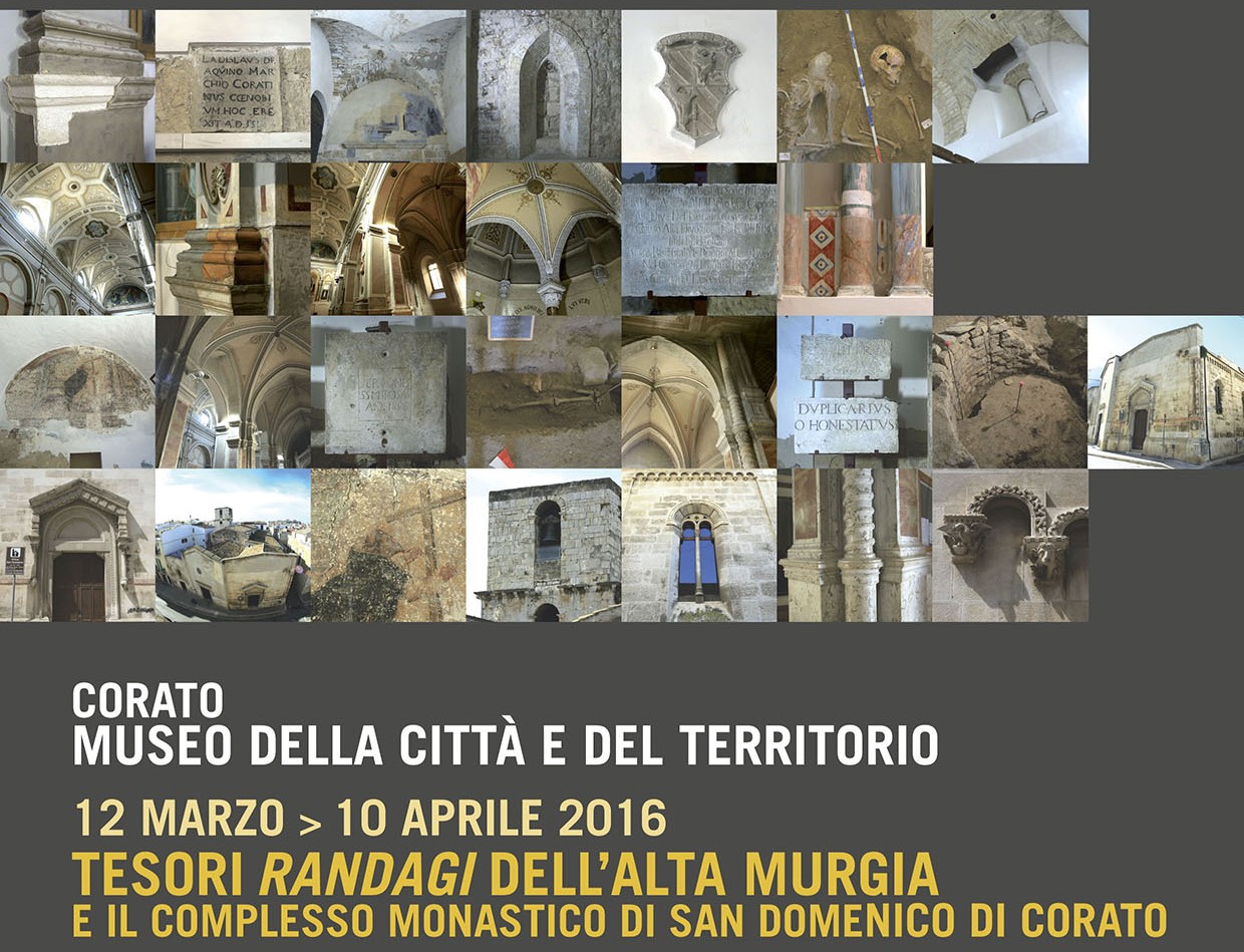 Tesori randagi dell’Alta Murgia Locandina Corato mostra Alta Murgia