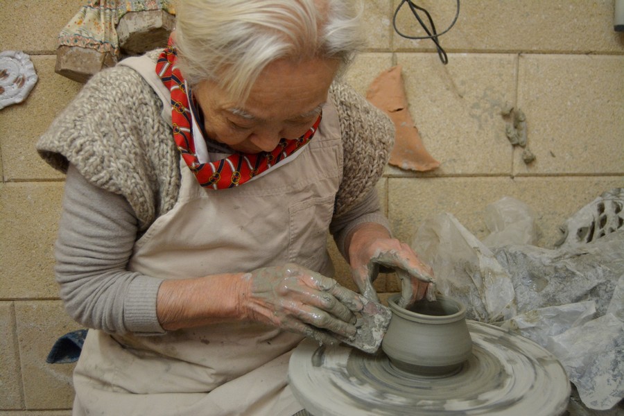 Nell'atelier di Hiroko