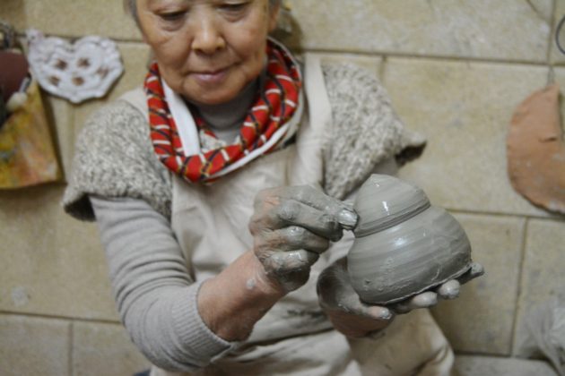 Nell'atelier di Hiroko