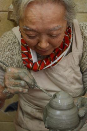 Nell'atelier di Hiroko