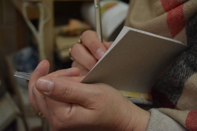 Nell'atelier di Hiroko