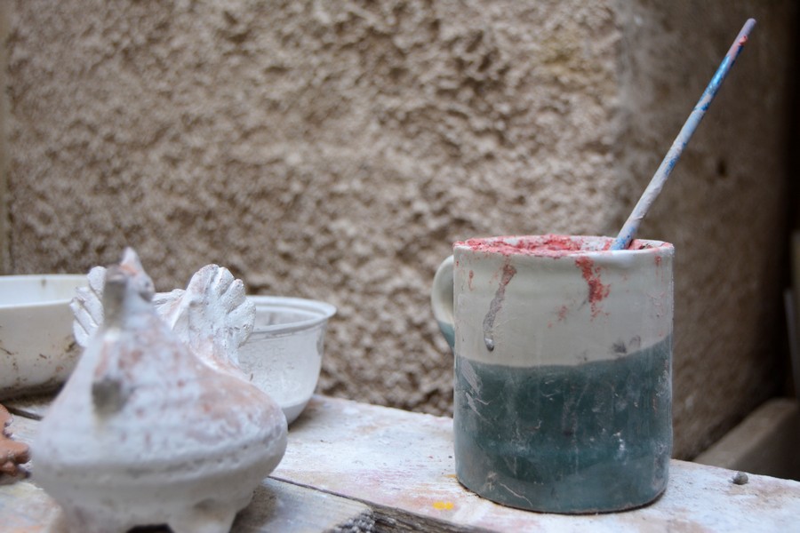 Nell'atelier di Hiroko