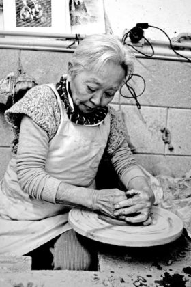 Nell'atelier di Hiroko