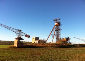 The red dust of the mine miniera