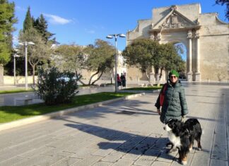 A Lecce col cane A Lecce col cane